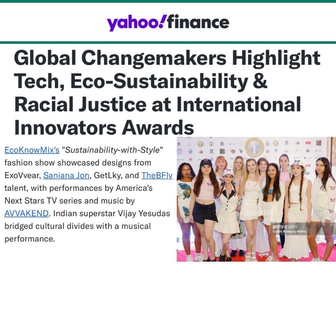 Yahoo Finance Global Changemakers Highlight Tech, Eco-Sustainability & Racial Justice at International Innovators Awards