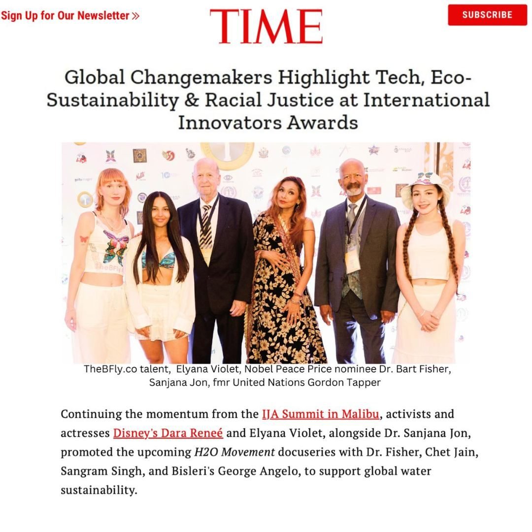 Time Coverage Global Changemakers Highlight Tech, Eco-Sustainability & Racial Justice at International Innovators Awards